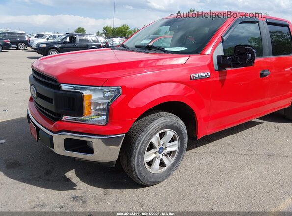 1FTEW1CP7KFB75901 2019 FORD F150 Red Front left