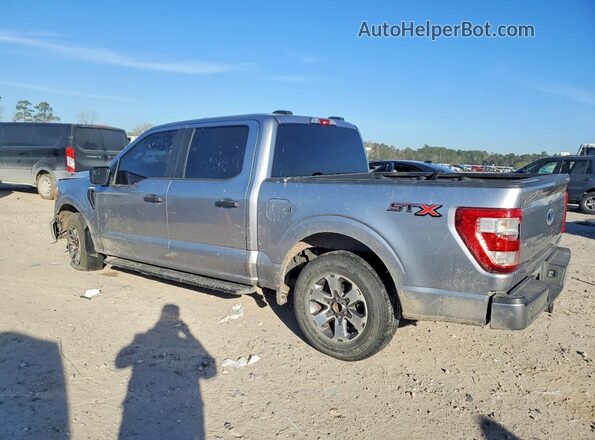 1FTEW1CP7MFB53318 2021 FORD F150 Gray Rear left