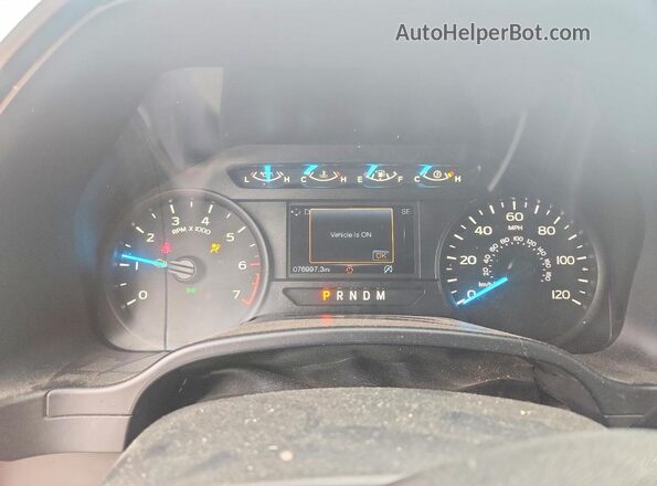 1FTEW1CP8KKE92190 2019 FORD F150 Silver Widok zestawu wskaźników