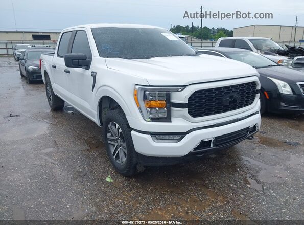 1FTEW1CP8MKE88451 2021 FORD F150 Белый Передняя правая четверть