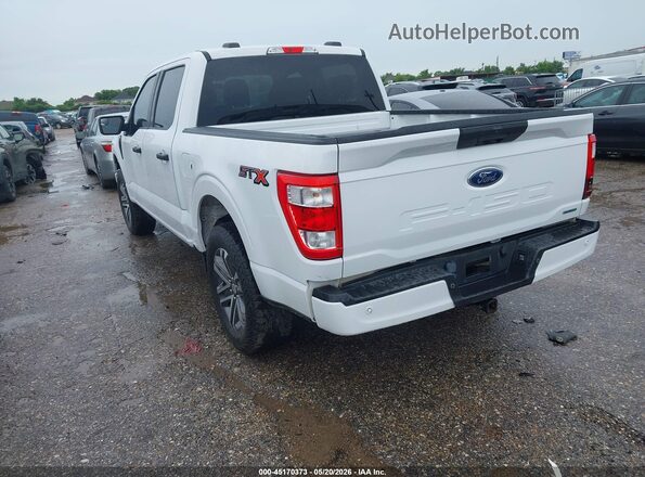 1FTEW1CP8MKE88451 2021 FORD F150 Белый Задняя левая четверть