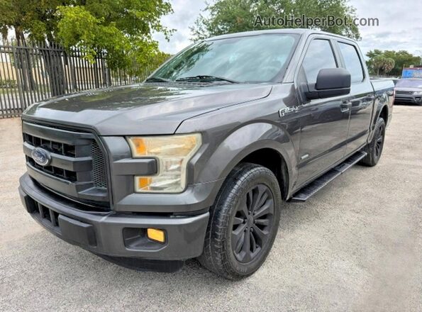 1FTEW1CP9GKF90720 2016 FORD F150 Gray Przód lewy