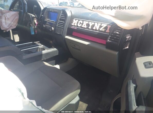 1FTEW1CPXGFD50083 2016 FORD F150 Черный Вид салона спереди