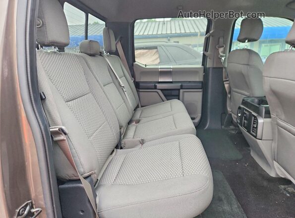 1FTEW1CPXGKE93087 2016 FORD F150 Brown Вид задніх сидінь