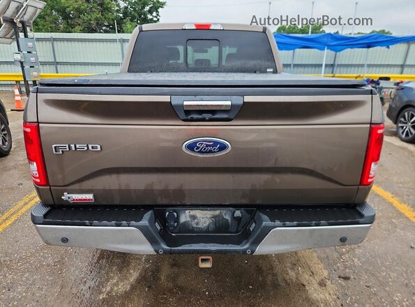 1FTEW1CPXGKE93087 2016 FORD F150 Brown Вид ззаду
