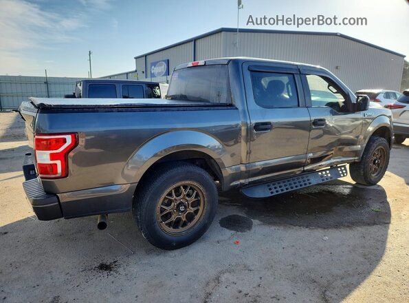 1FTEW1CPXJFD09783 2018 FORD F150 Gray Задня права чверть