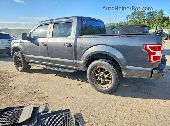 1FTEW1CPXJFD09783 2018 FORD F150 Gray Задня ліва чверть
