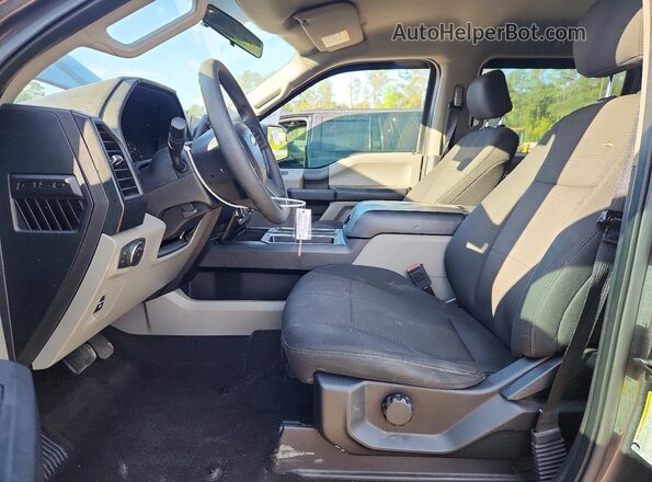 1FTEW1CPXJFD09783 2018 FORD F150 Gray Вид салону спереду