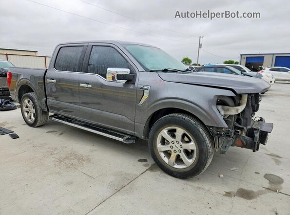 1FTEW1CPXMFC03614 2021 FORD F150 Gray Передня права чверть