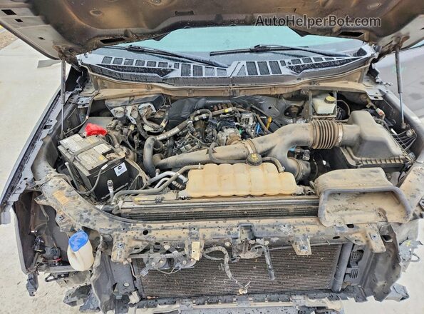 1FTEW1CPXMFC03614 2021 FORD F150 Gray Вид задньої частини салону