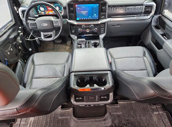 1FTEW1CPXMFC03614 2021 FORD F150 Gray Вид панелі приладів