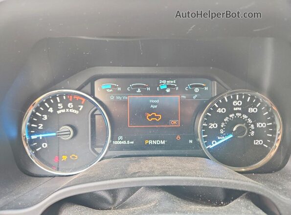 1FTEW1E40LKD96512 2020 FORD F150 Красный Вид щитка приборов