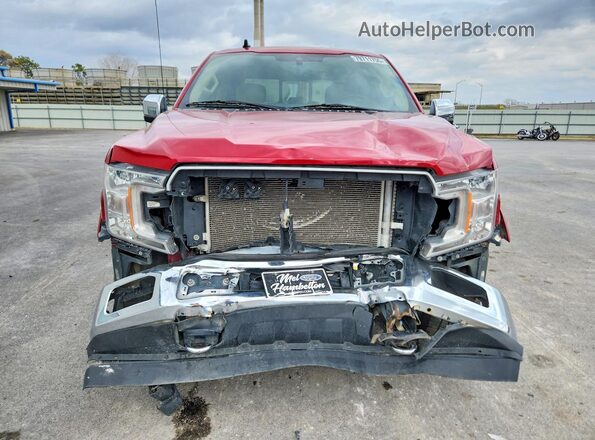 1FTEW1E40LKD96512 2020 FORD F150 Красный Вид спереди