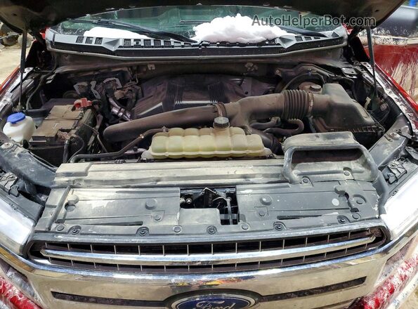 1FTEW1E41LKD32365 2020 FORD F150 Red Widok wnętrza z tyłu