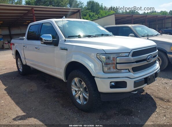 1FTEW1E43KFC76775 2019 FORD F150 White Vista frontal