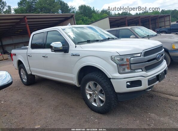 1FTEW1E43KFC76775 2019 FORD F150 White Vista interior trasera