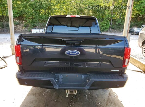 1FTEW1E45KFB00312 2019 FORD F150 Black Rear view