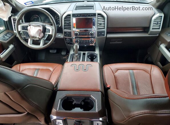 1FTEW1E46KFC96292 2019 FORD F150 Black Առջևի վահանակի տեսք