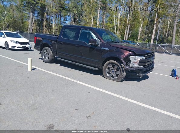 1FTEW1E46LFA32300 2020 FORD F150 Бордовый Передняя правая четверть