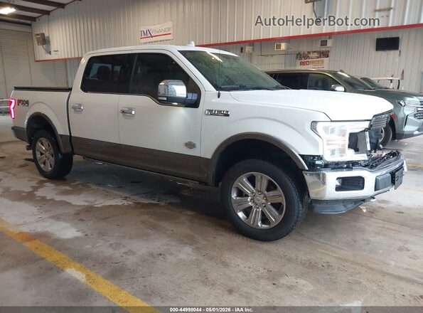 1FTEW1E48LFC04830 2020 FORD F150 Белый Передняя правая четверть
