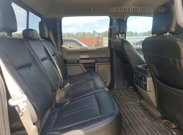 1FTEW1E50KFD09031 2019 FORD F150 Silver Vista de los asientos traseros