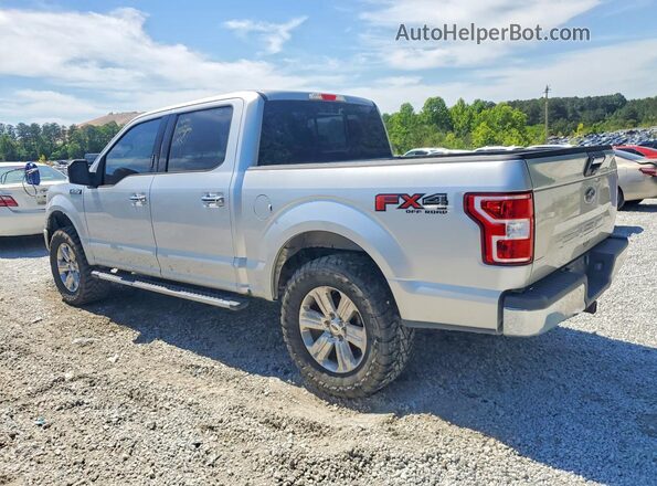 1FTEW1E50KFD09031 2019 FORD F150 Silver Trasero izquierdo