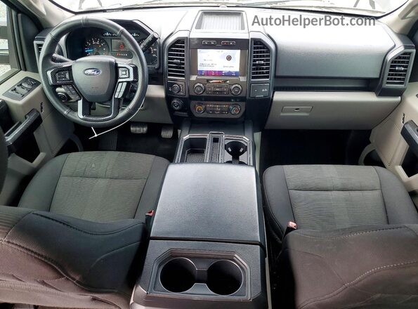1FTEW1E51LKD22007 2020 FORD F150 Черный Вид панели приборов