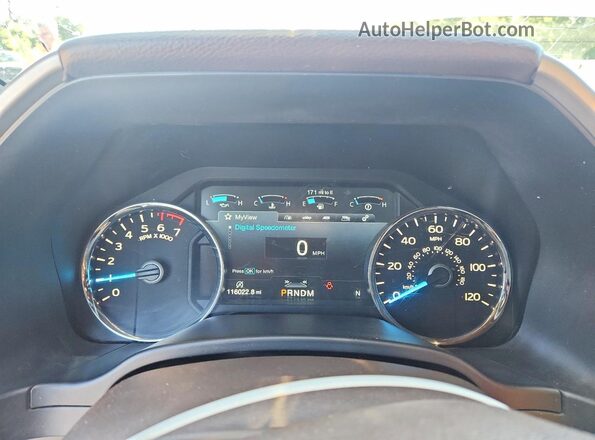 1FTEW1E52JFC28028 2018 FORD F150 Two Tone Vista del cuadro de instrumentos