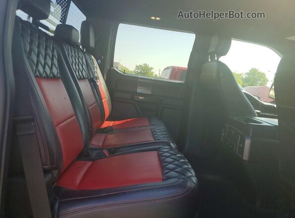 1FTEW1E52JFD87812 2018 FORD F150 Черный Вид задних сидений