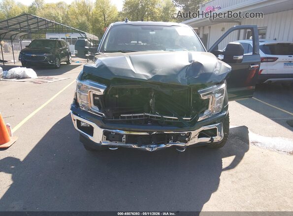 1FTEW1E52JKC17148 2018 FORD F150 Зеленый Вид спереди