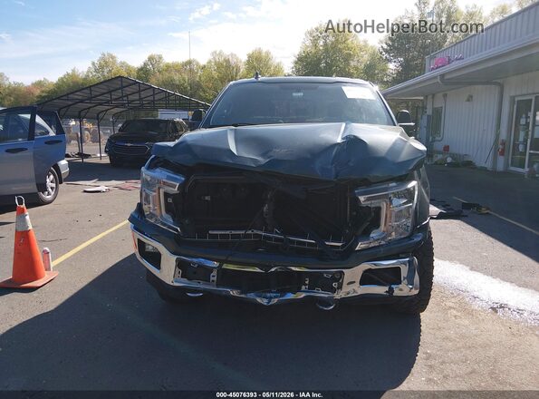 1FTEW1E52JKC17148 2018 FORD F150 Зеленый Вид задней части салона
