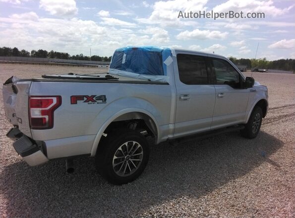 1FTEW1E52JKD92242 2018 FORD F150 Silver უკანა მარჯვენა