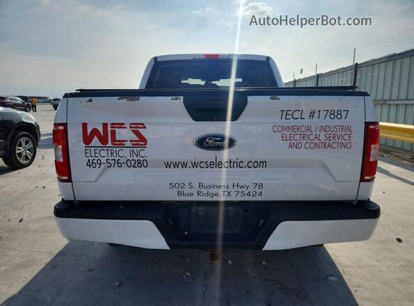 1FTEW1E52KKC76203 2019 FORD F150 White Vista trasera