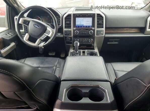 1FTEW1E52LKE94580 2020 FORD F150 Синий Вид панели приборов