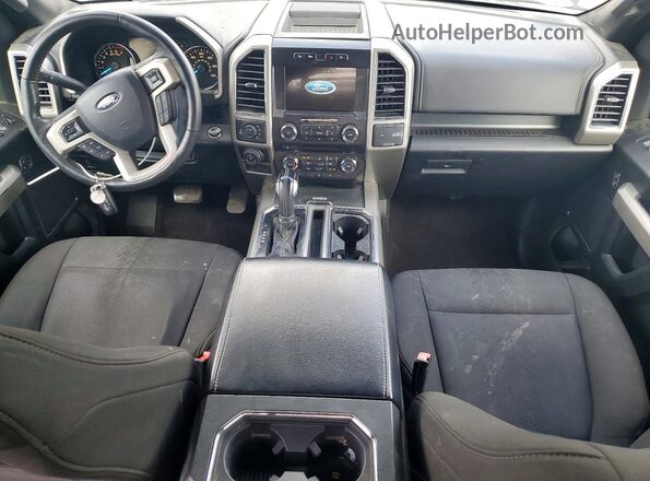 1FTEW1E53JFE76742 2018 FORD F150 Черный Вид панели приборов