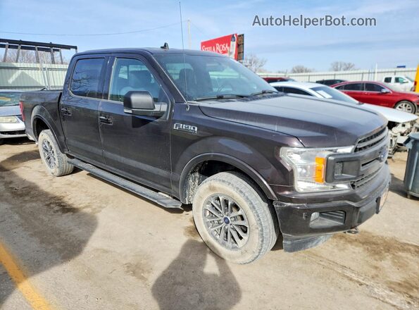 1FTEW1E56KFD52210 2019 FORD F150 Черный Передняя правая четверть