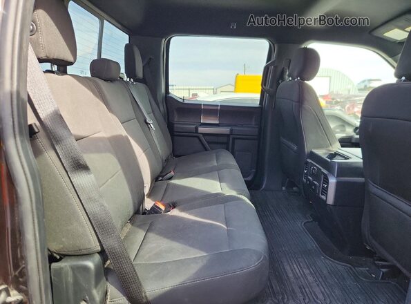 1FTEW1E56KFD52210 2019 FORD F150 Черный Вид задних сидений