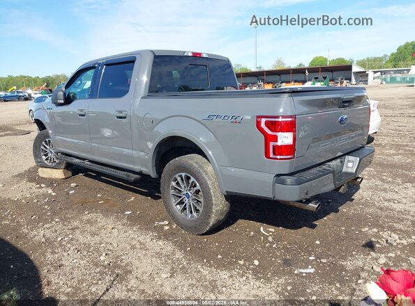1FTEW1E58JFD26335 2018 FORD F150 Серый Задняя левая четверть