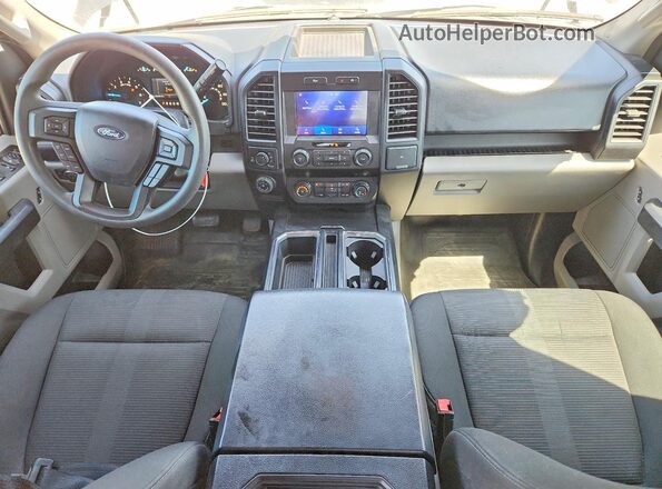 1FTEW1E58KFD50345 2019 FORD F150 Gray Widok deski rozdzielczej