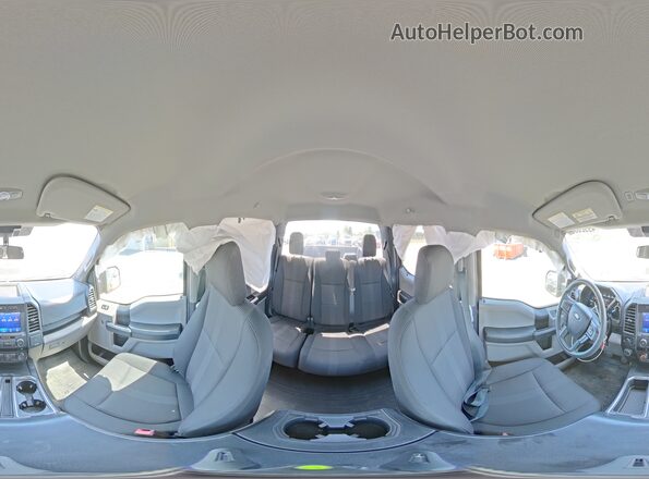 1FTEW1E58KFD50345 2019 FORD F150 Gray Widok wnętrza 360 stopni