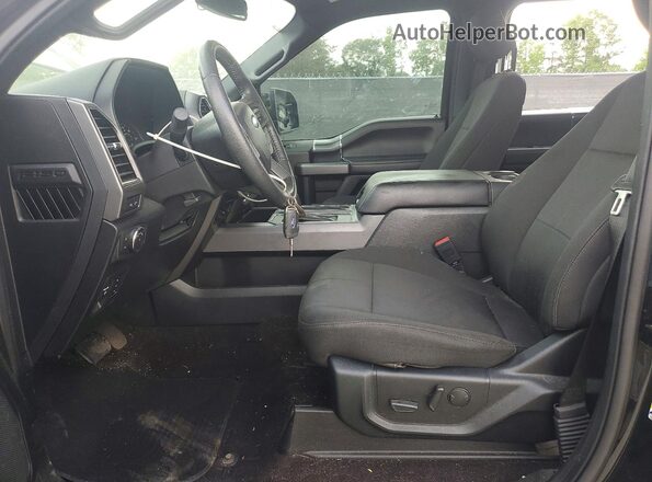 1FTEW1E59LFC78492 2020 FORD F150 Черный Вид салона спереди