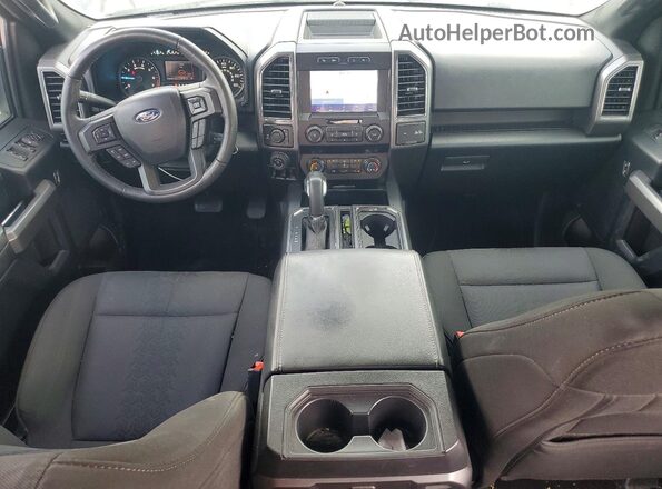 1FTEW1E59LFC78492 2020 FORD F150 Черный Вид панели приборов