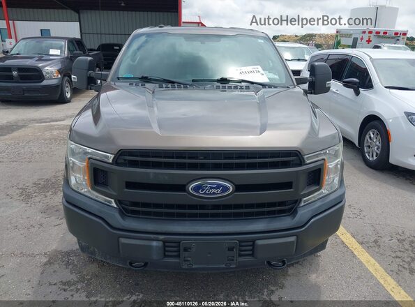 1FTEW1E5XJFD05115 2018 FORD F150 Brown Widok zestawu wskaźników