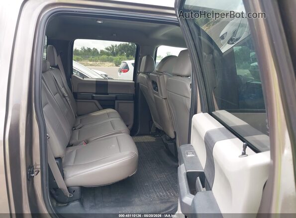 1FTEW1E5XJFD05115 2018 FORD F150 Brown Widok naklejki z numerem VIN