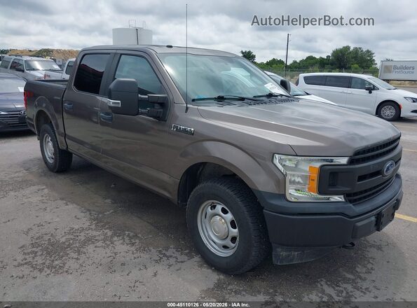 1FTEW1E5XJFD05115 2018 FORD F150 Brown Przód prawy