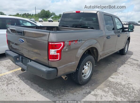 1FTEW1E5XJFD05115 2018 FORD F150 Brown Tył prawy