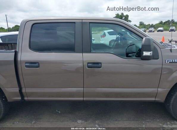 1FTEW1E5XJFD05115 2018 FORD F150 Brown Widok wnętrza z tyłu