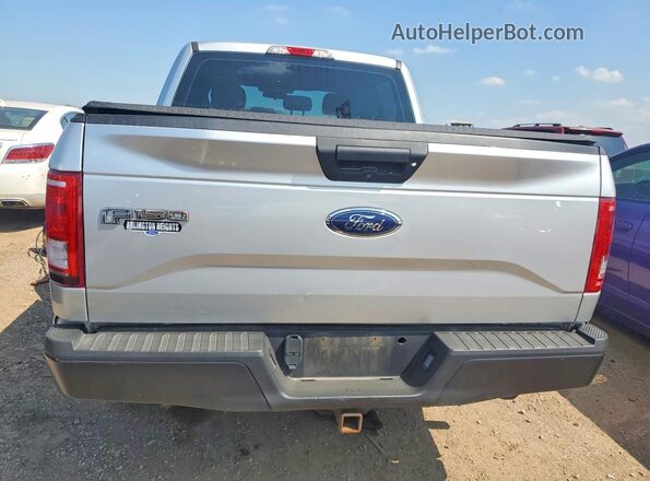 1FTEW1E82HFC50857 2017 FORD F150 Серебряный Вид сзади