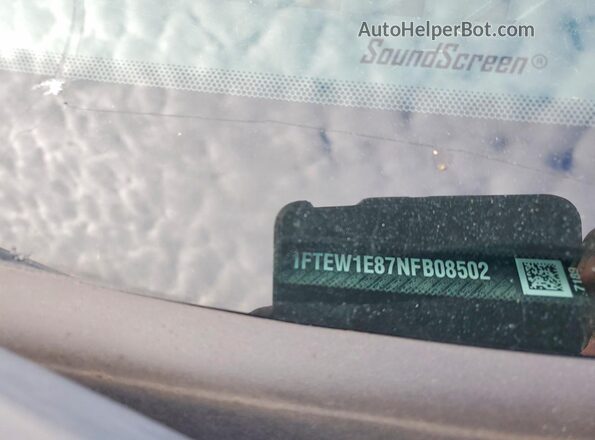1FTEW1E87NFB08502 2022 FORD F150 Черный Вид подкапотного пространства