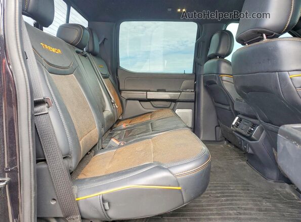 1FTEW1E87NFB08502 2022 FORD F150 Черный Вид задних сидений